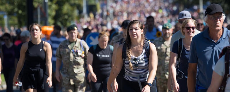 The 77th Airborne March was a tremendous success!